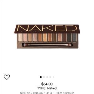 URBAN DECAY NAKED PALETTE